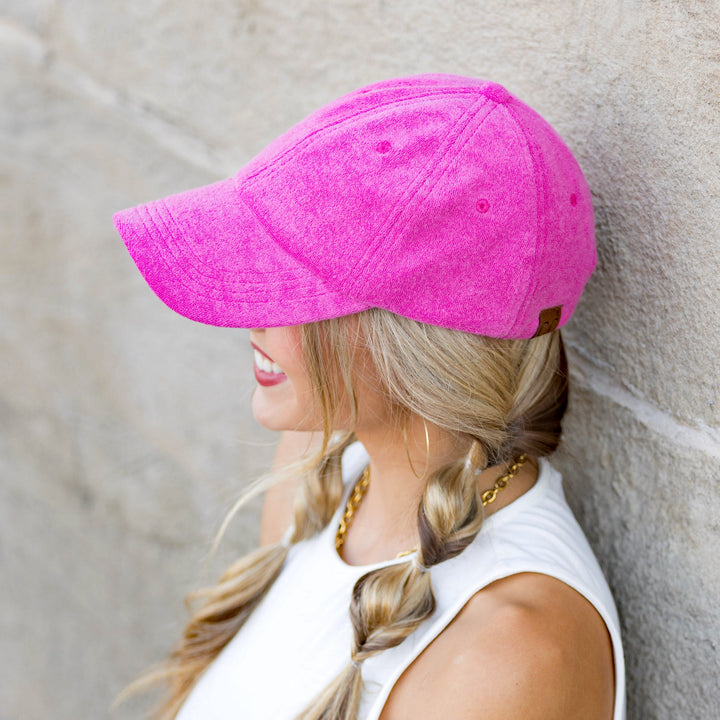 Blue Cc Terry Cloth Baseball Hat 1