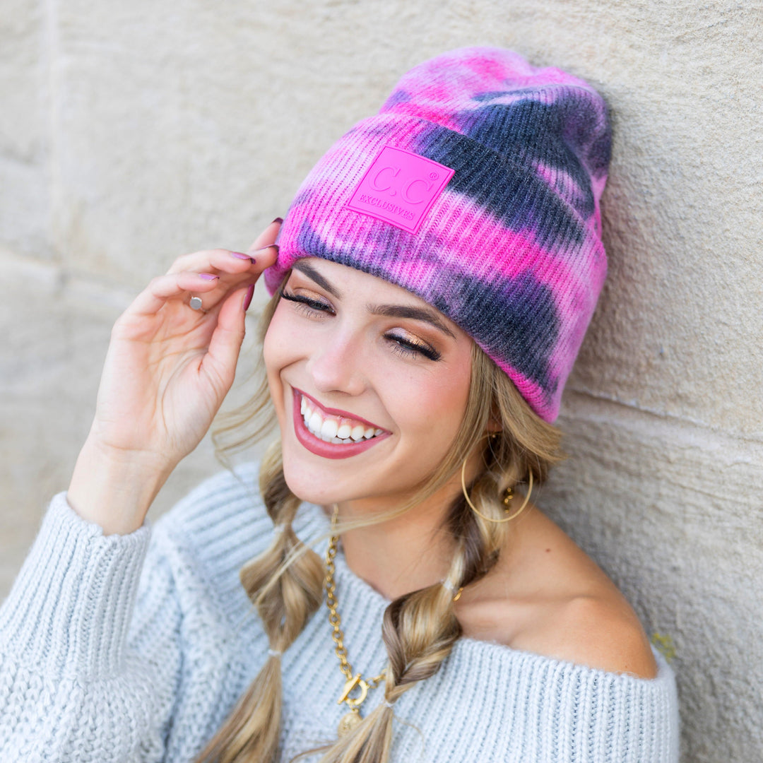 C C® Tie Dye Boyfriend Beanie
