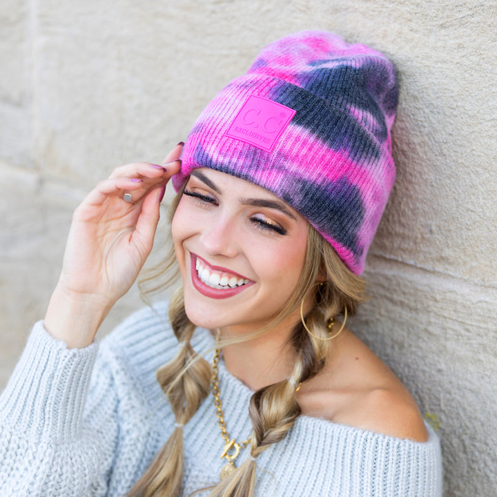 C C® Tie Dye Boyfriend Beanie