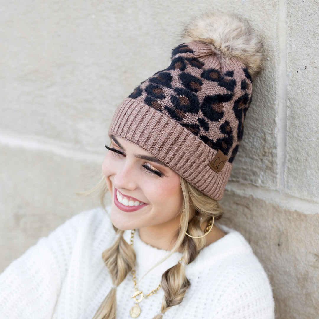 C C® Leopard Beanie