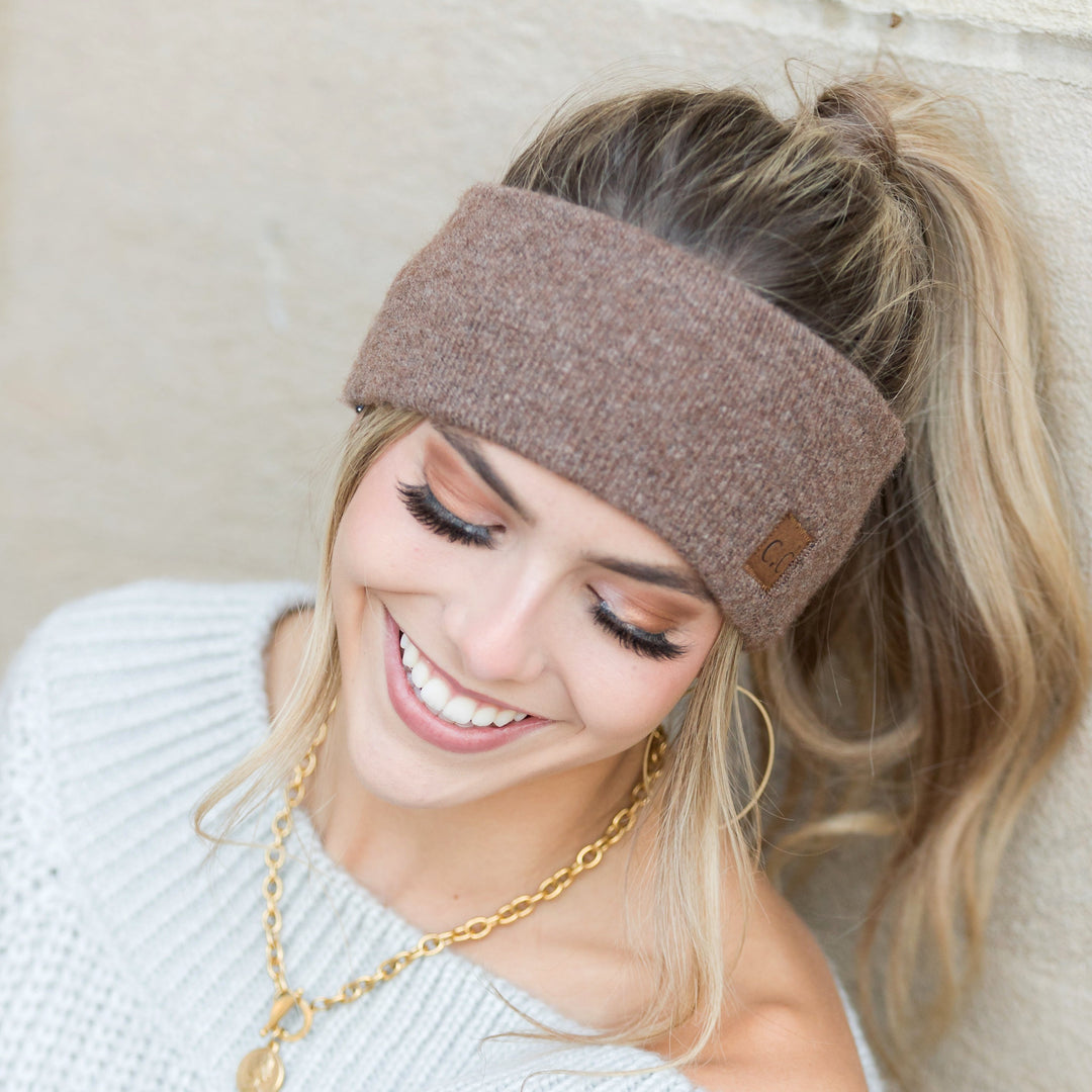 Beige C C® Heathered Headwrap