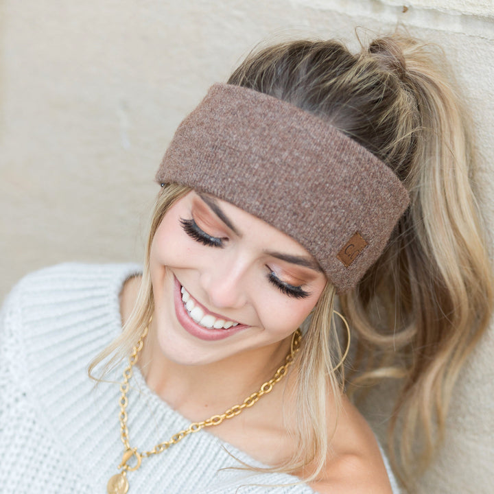 Beige C C® Heathered Headwrap
