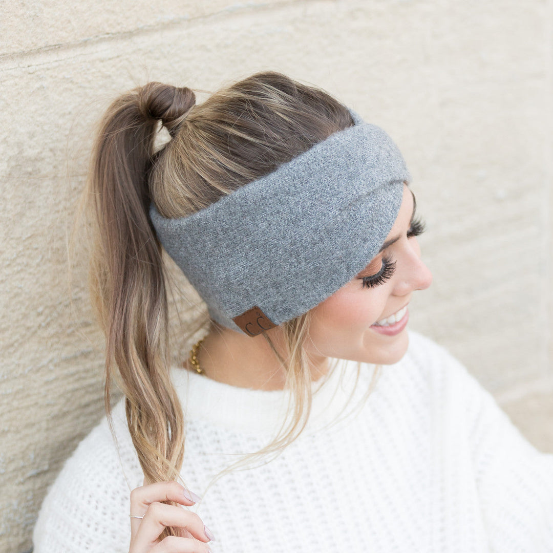 Lt Mel Gray C C® Fine Yarn Cuff Headwrap