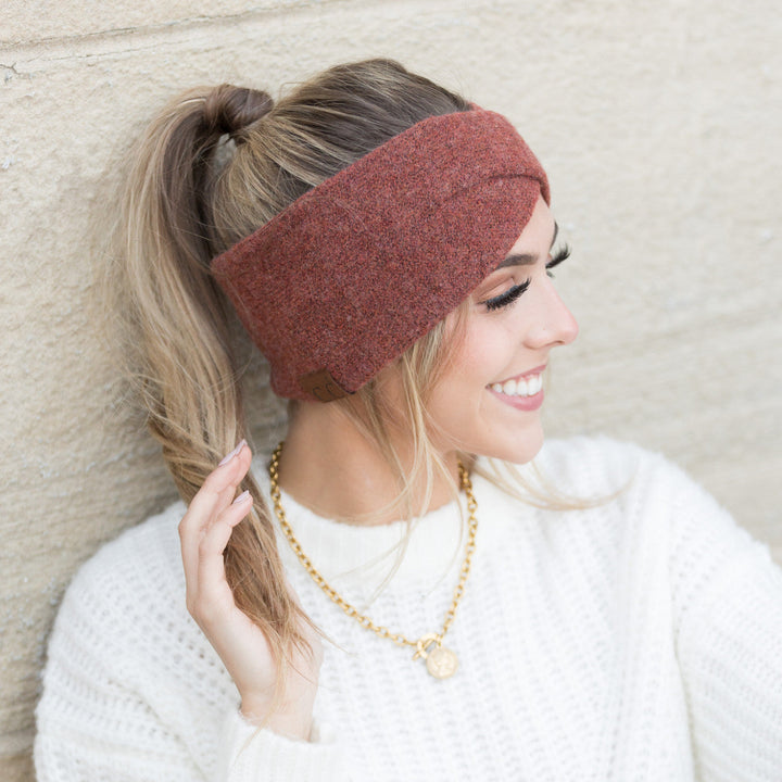 Burnt Henna C C® Fine Yarn Cuff Headwrap