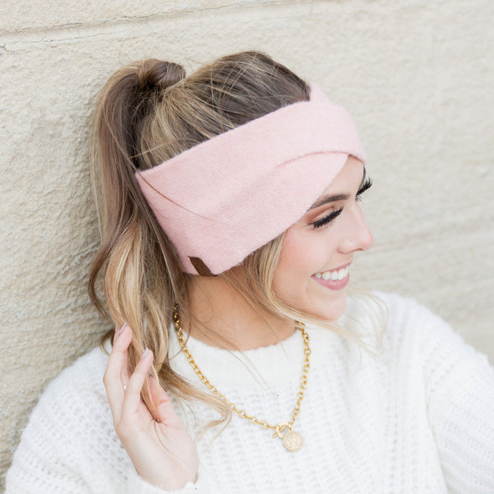 Rose Tan C C® Fine Yarn Cuff Headwrap