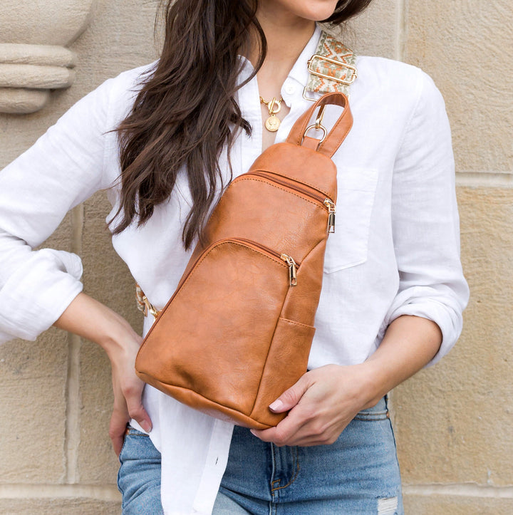 Bone Evie Vegan Leather Crossbody Sling Bag
