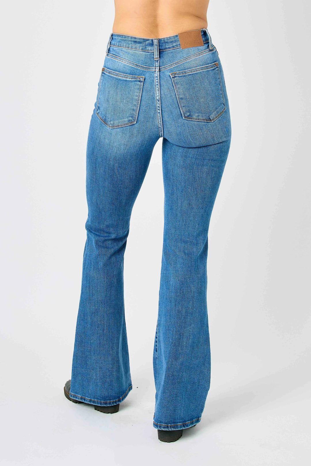 Md Judy Blue Full Size Hw Classic Flare Jeans Plus Size