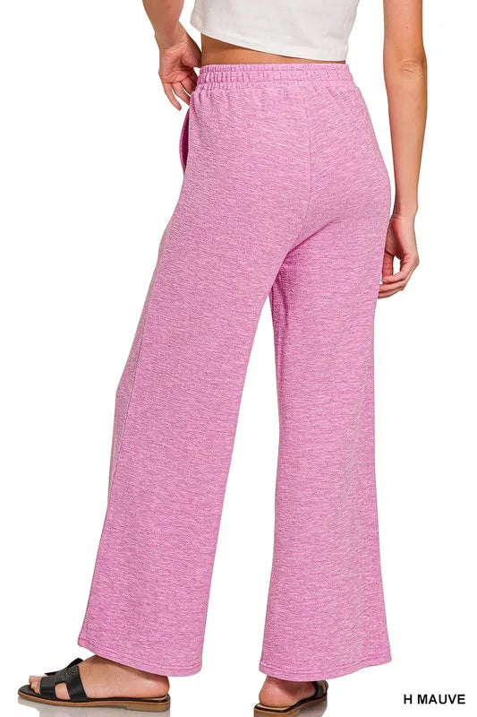 Zenana Cotton Slub Tank Pants Set 2