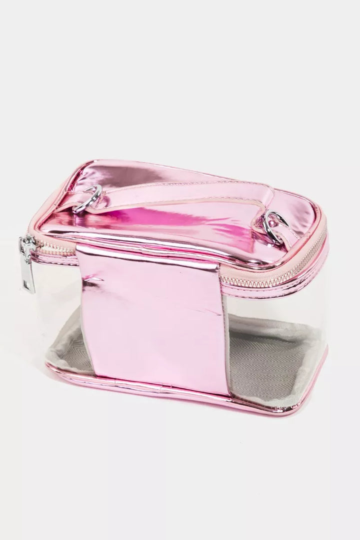 Black Fame See Through Rectangle Fashion Bag