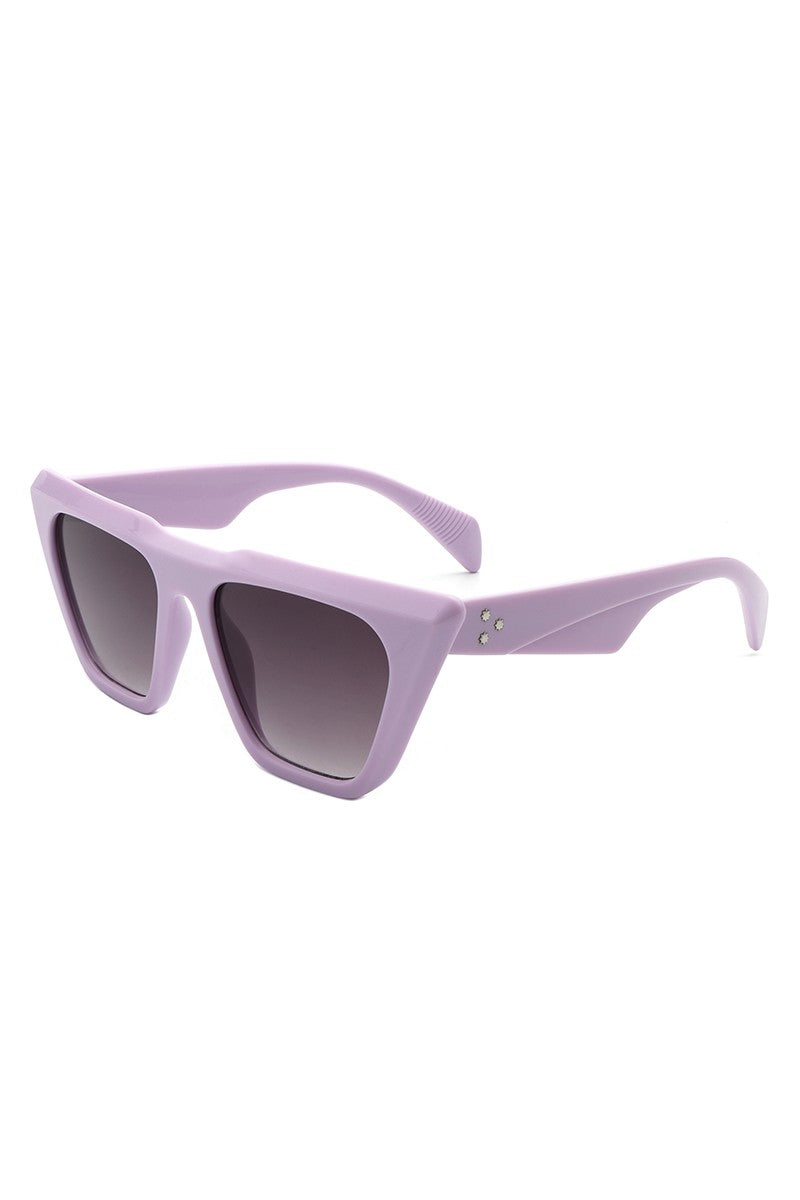 White Women Fashion Cat Eye Sunglasses