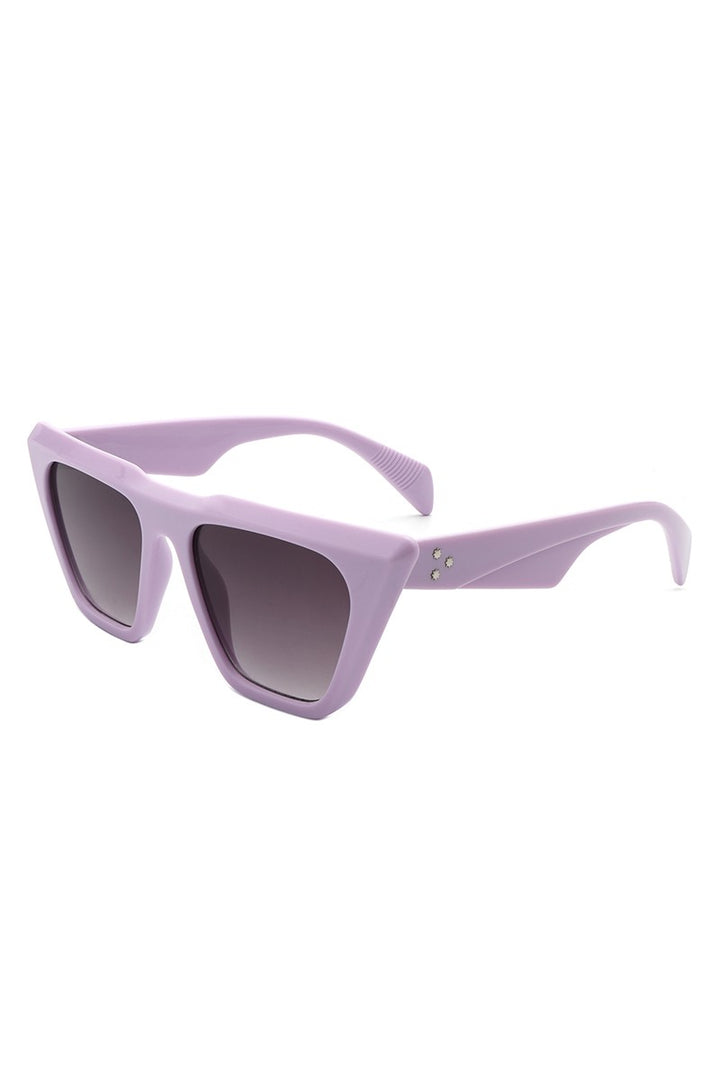 White Women Fashion Cat Eye Sunglasses