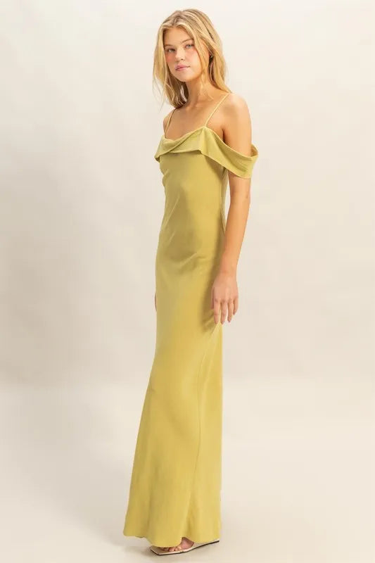 Matcha Hyfve Flattering Fit Cami Maxi Dress