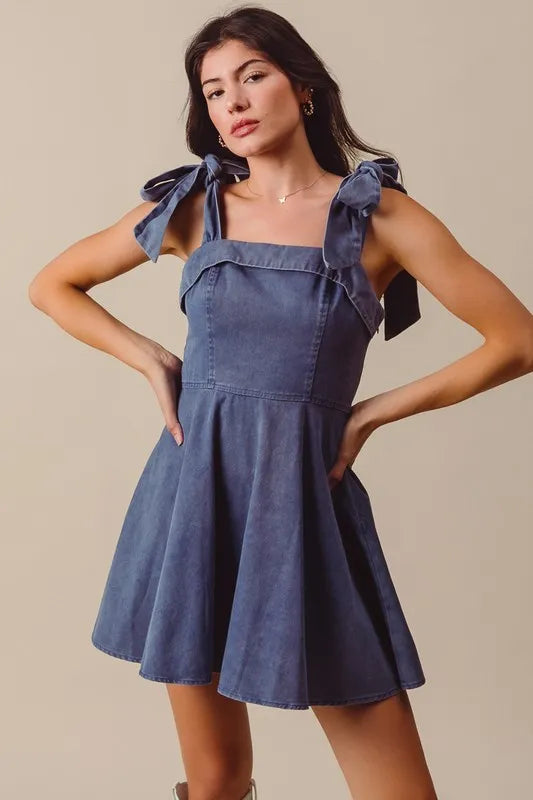 So Me Fit And Flare Washed Gameday Dress 1