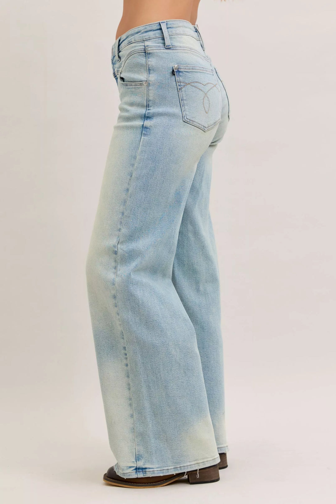 Md Judy Blue High Waist Column Straight Jeans