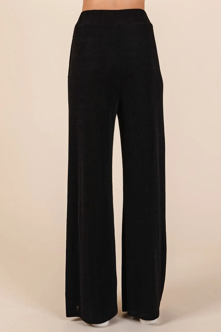 Mittoshop Elastic Waist Pants With Side Pockets