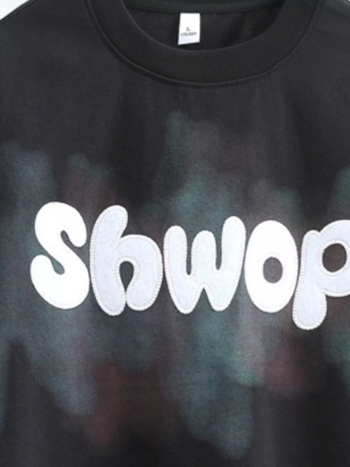 Beige Plus Size Letter Graphic Short Sleeve T Shirt