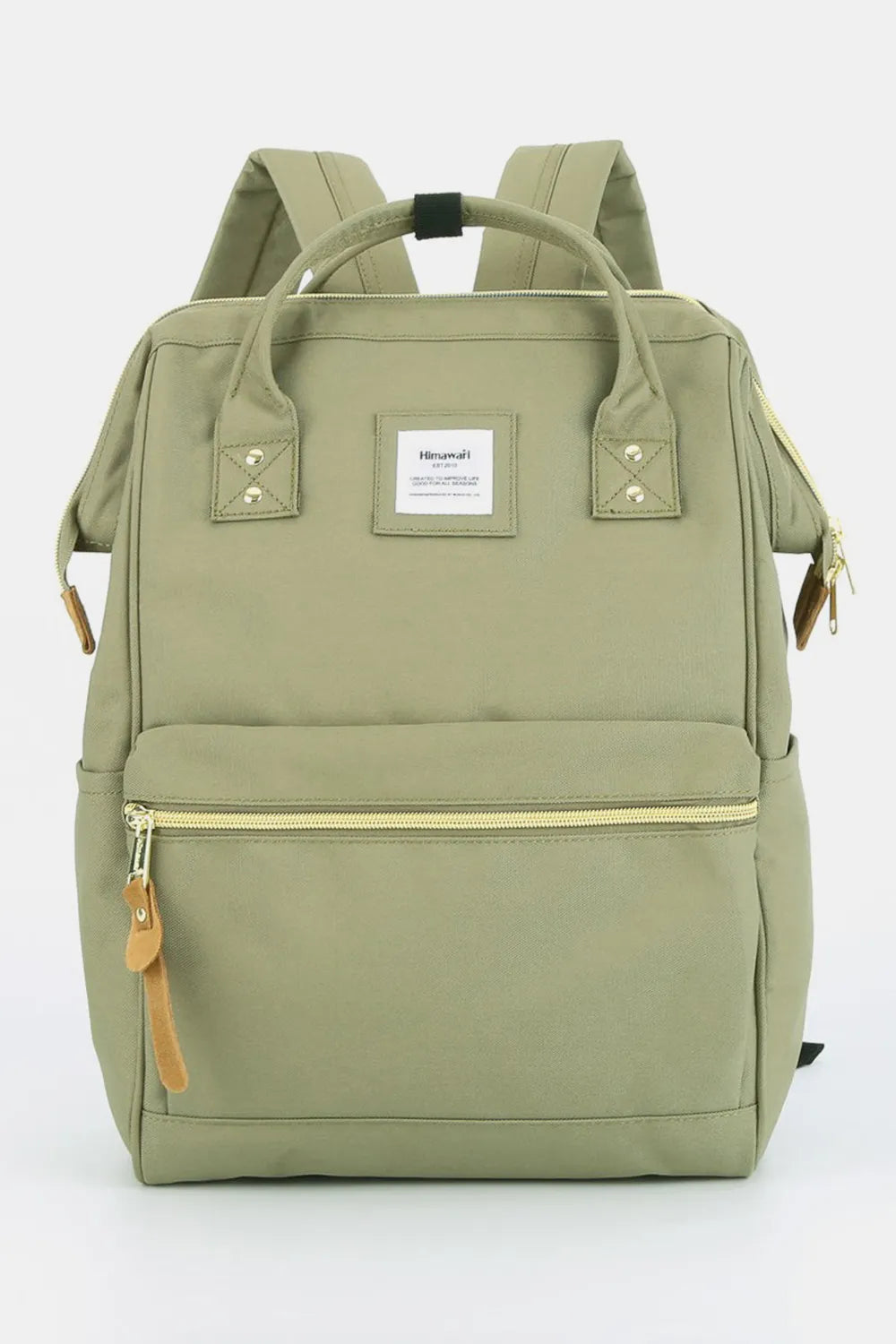 Himawari Waterproof Canvas Backpack Bag With Side Pockets
