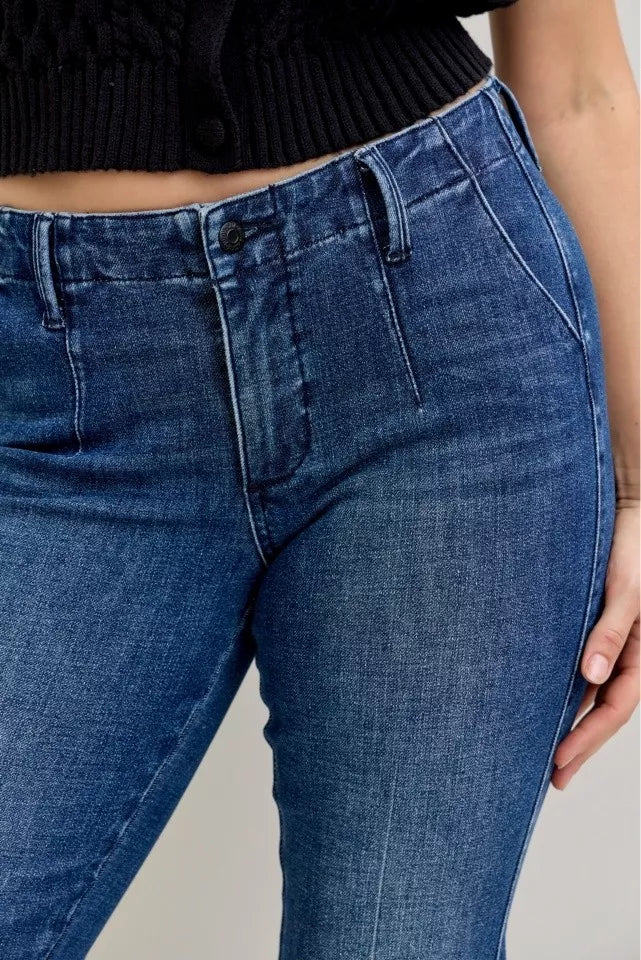 Dk Judy Blue Full Size Mid Rise Bootcut Jeans With Welt Pockets Plus Size