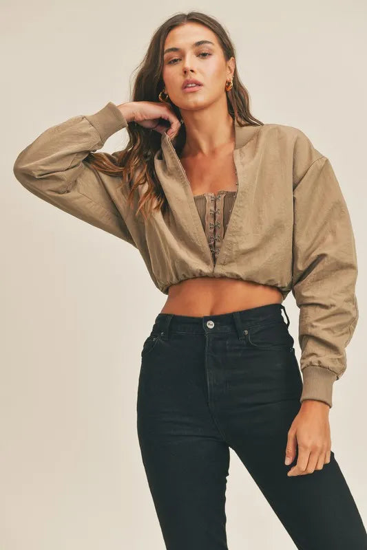 Mable Long Sleeve Two Way Jacket