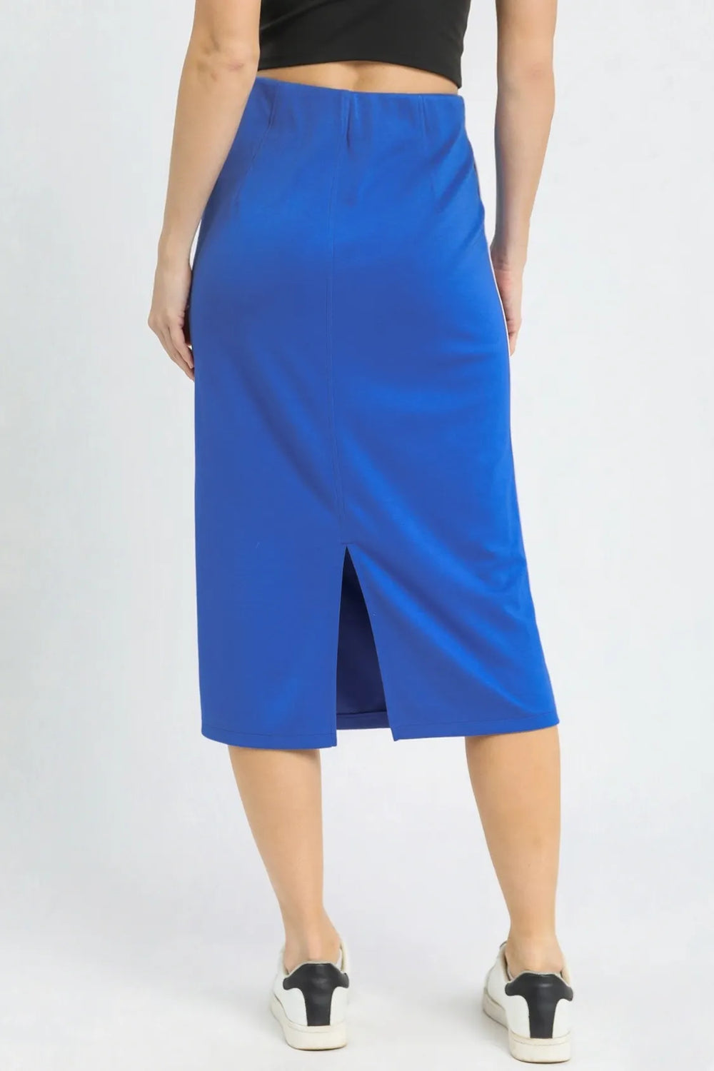 Ocean Umgee Midi Pencil Skirt With Contrast Piping Detail 1