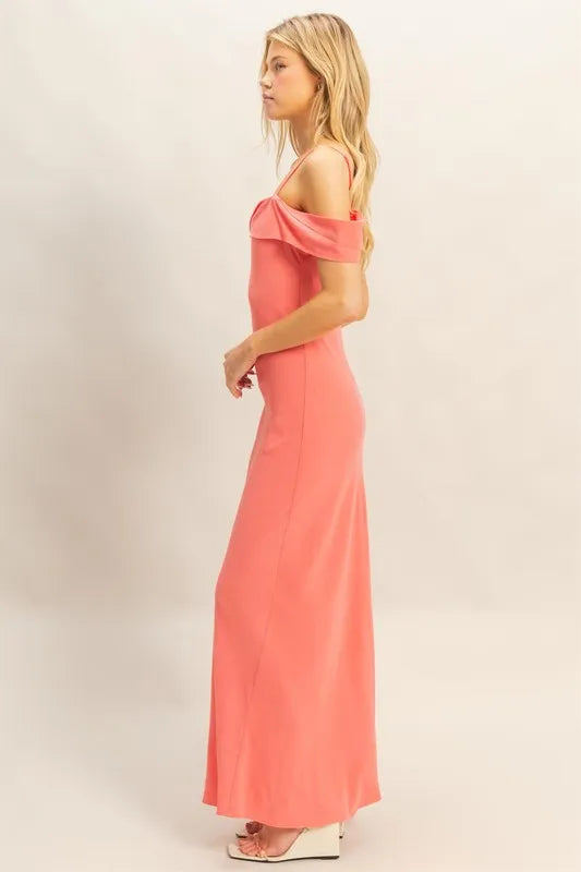 Pink Hyfve Flattering Fit Cami Maxi Dress 1