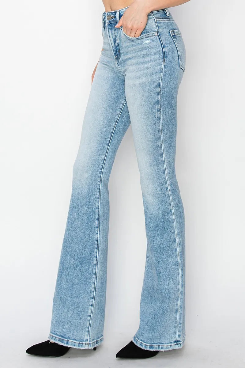 Light Risen High Rise Bootcut Jeans