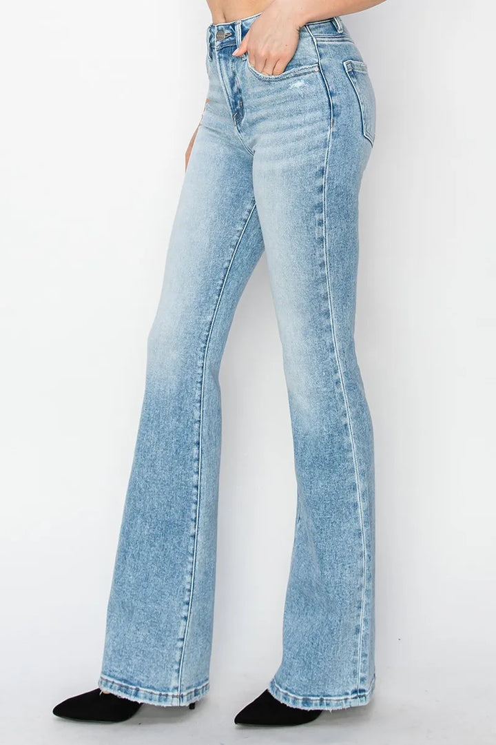 Light Risen High Rise Bootcut Jeans