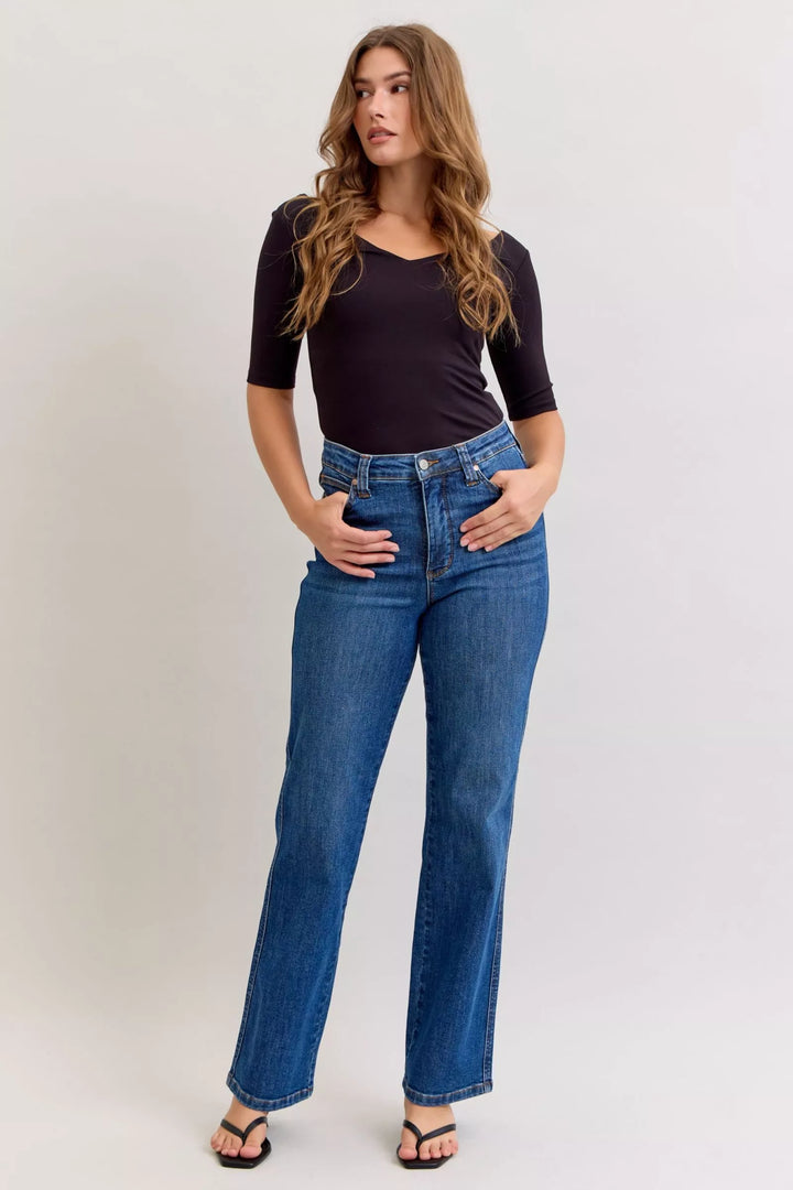 Md Judy Blue High Waist Tummy Control Straight Jeans