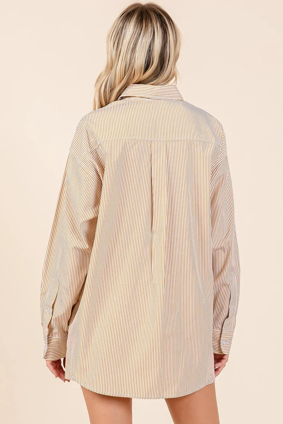 Bronze Mittoshop Striped Shirt And Shorts Set 1