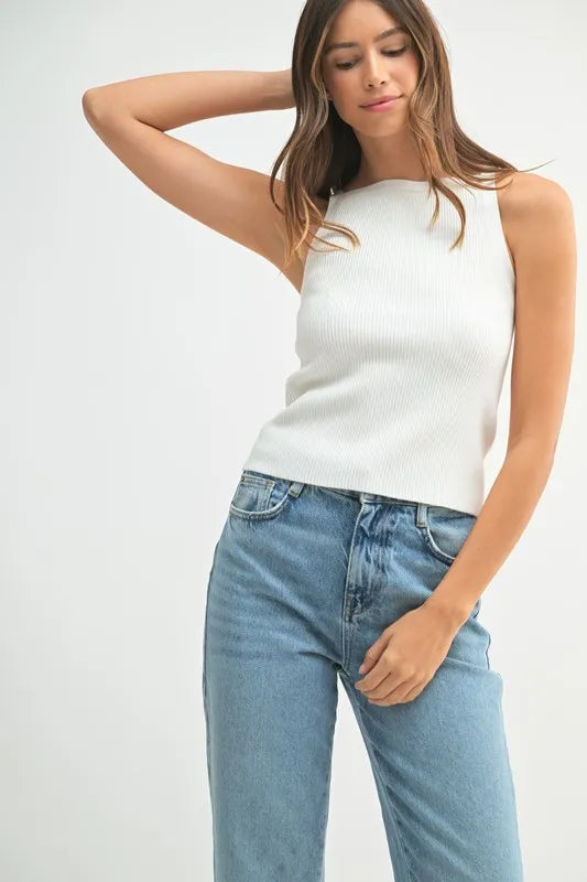 Mable Ribbed Knit Tank 1