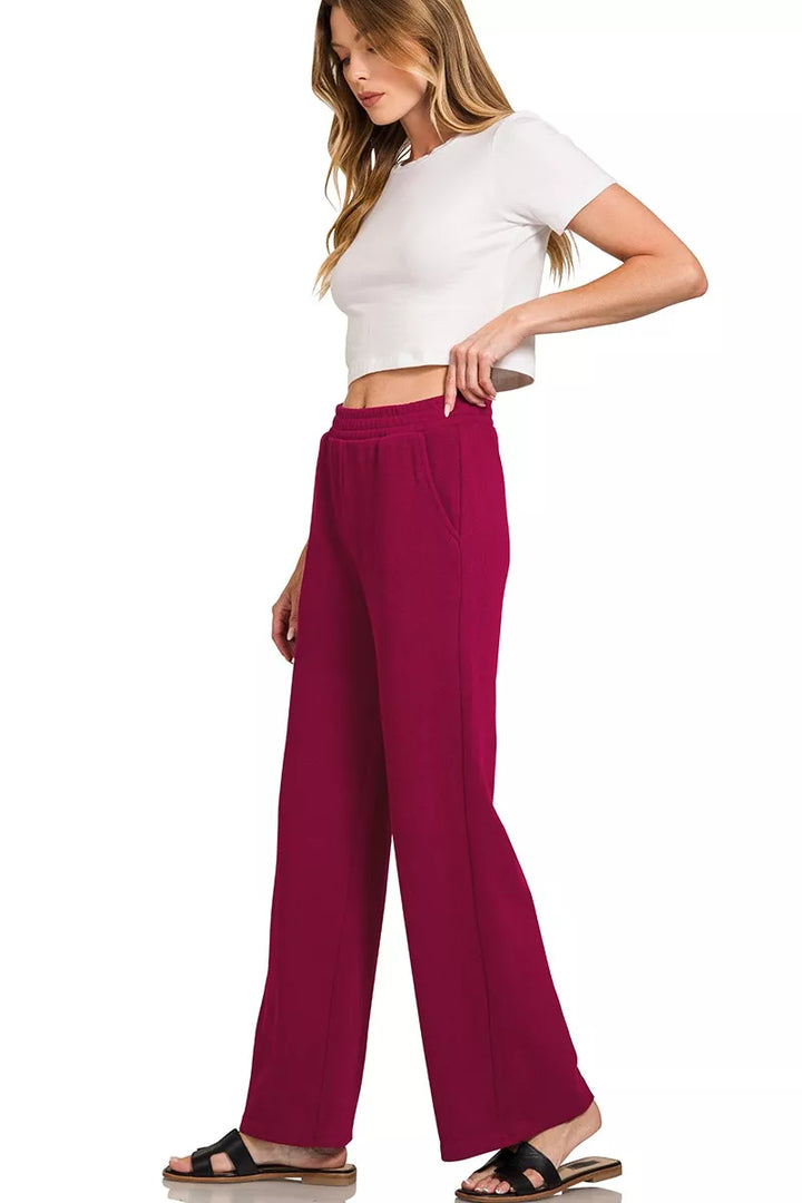 Zenana French Rib Pullover And Pants Set 5