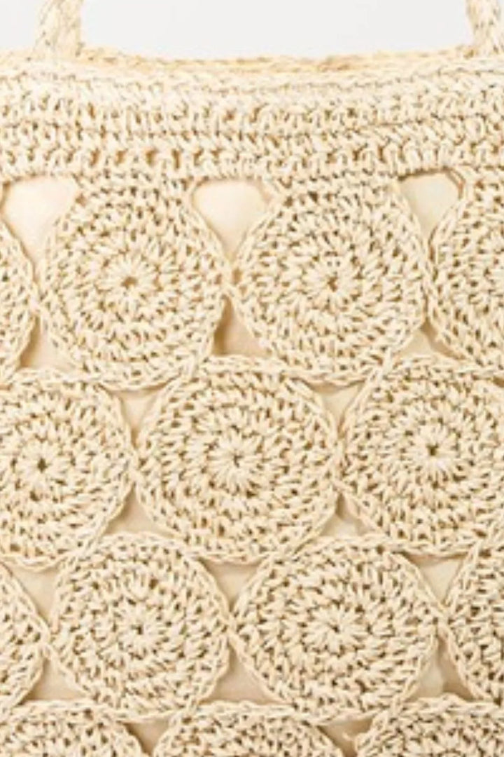 Fame Square Braided Pattern Tote Bag 1