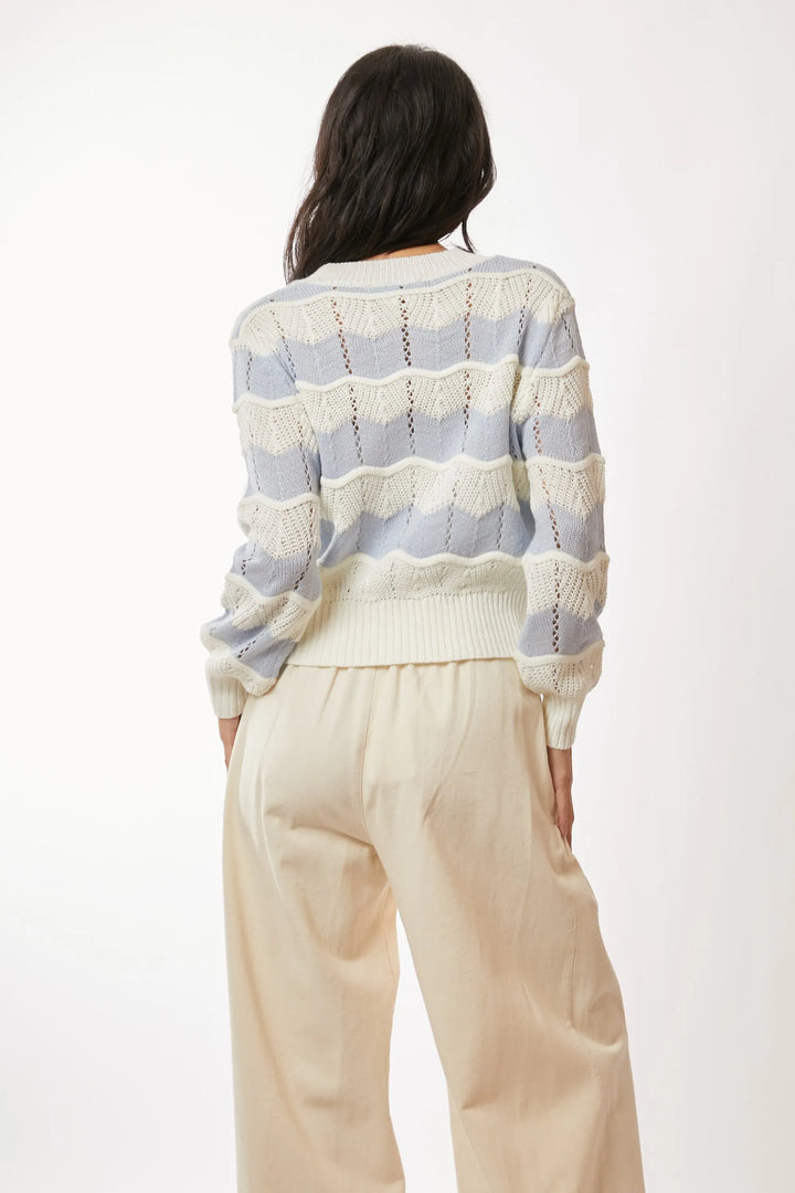 Davi Dani Button Up Front V Neckline Cardigan Sweater