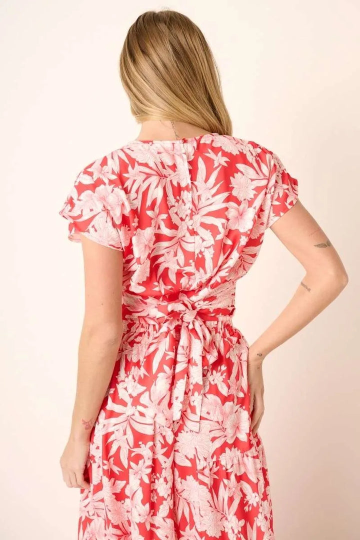 Mittoshop Tropical Print Top And Skirt Set