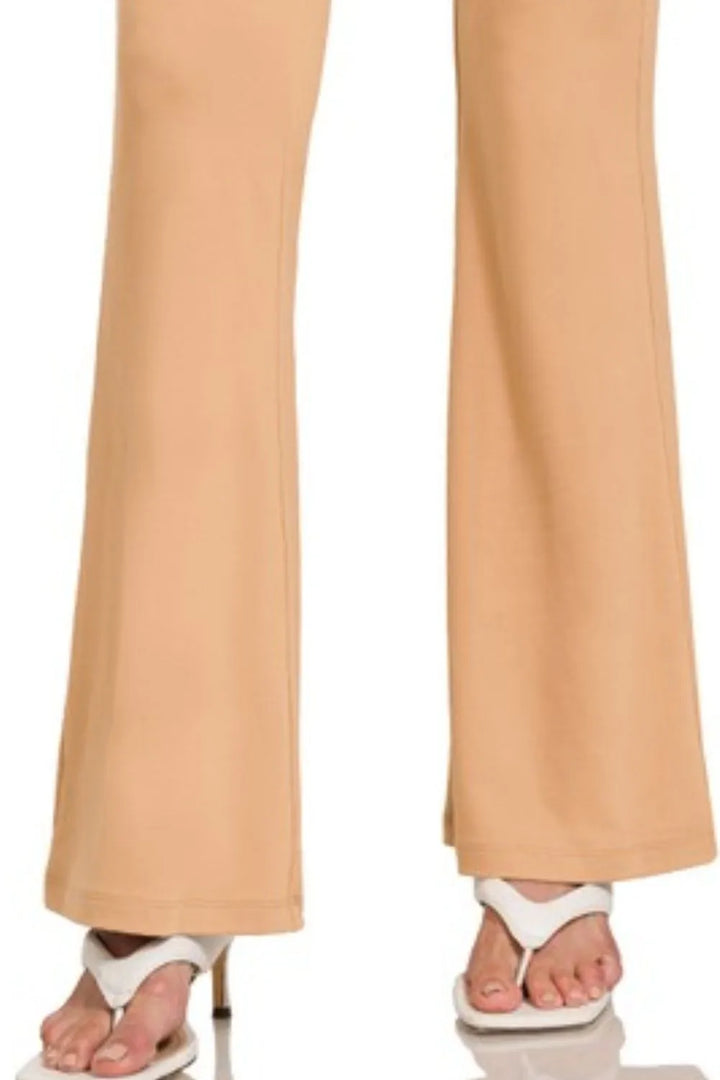 Zenana Buttery Soft Flare Leg High Waist Yoga Pants 1