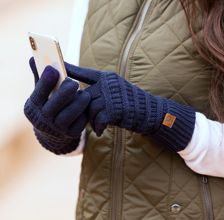 Taupe C C® Knit Touch Gloves