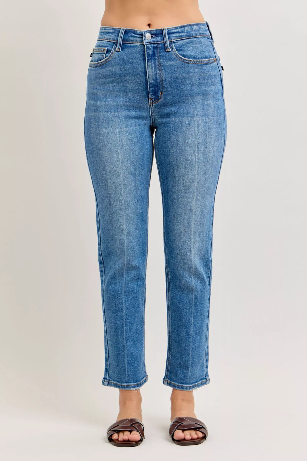 Md Judy Blue High Waisted Straight Leg Jeans
