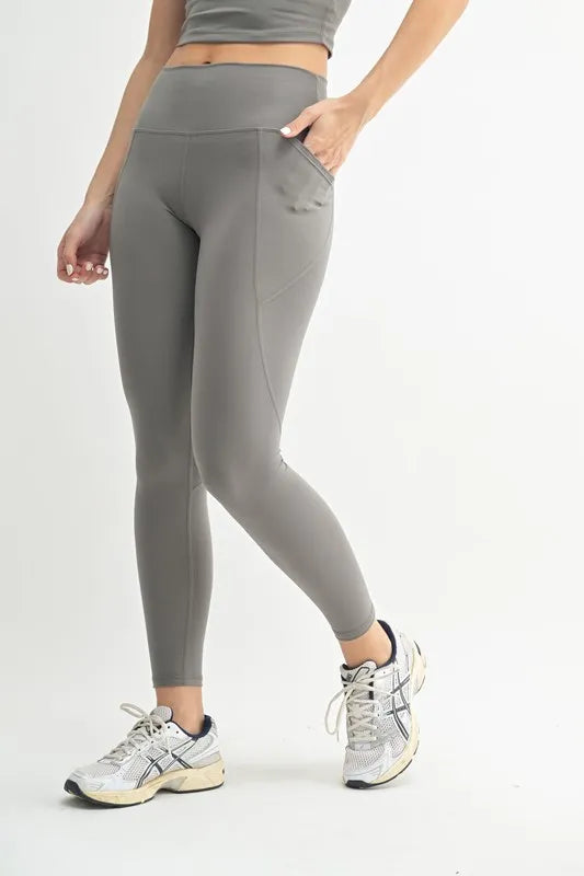 New Pewter Mono B Venice Cloud Light Sculpt High Waisted Leggings 2