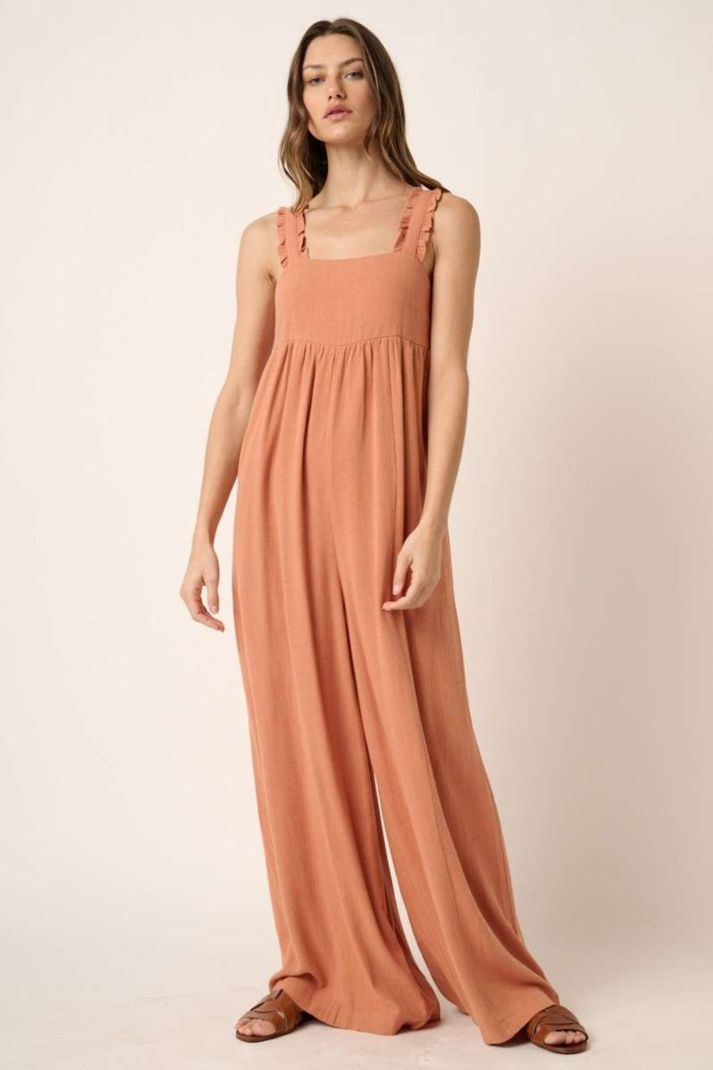 Ginger Mittoshop Sleeveless Wide Leg Jumpsuit