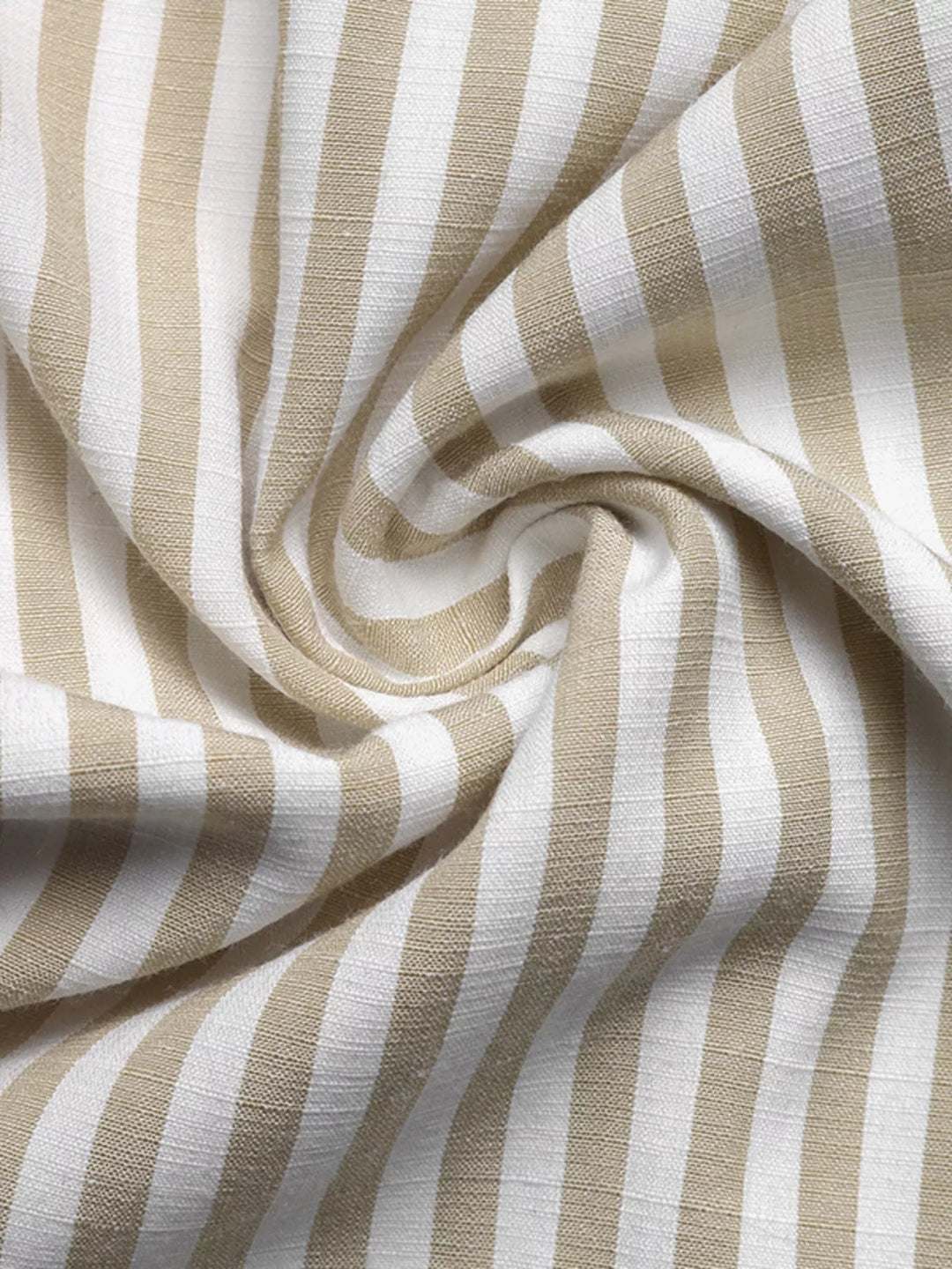 Striped Button Front Wide Leg Jumpsuit