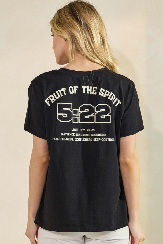 Fruit Of The Spirit Graphic Cotton T Shirt 1