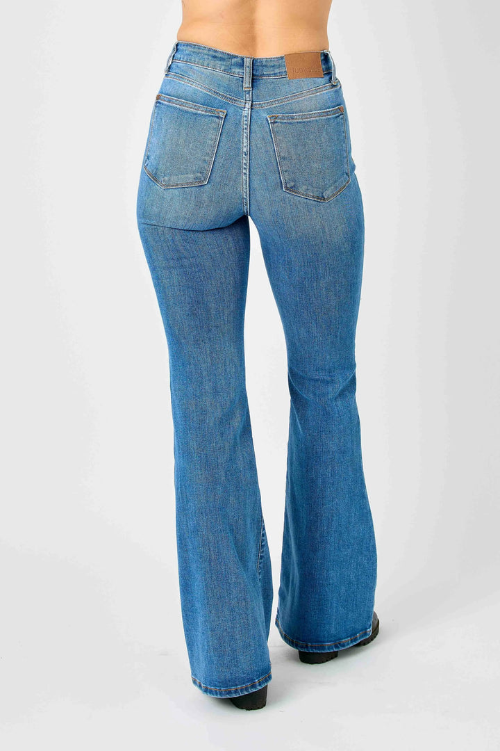 Md Judy Blue Full Size Hw Classic Flare Jeans Plus Size