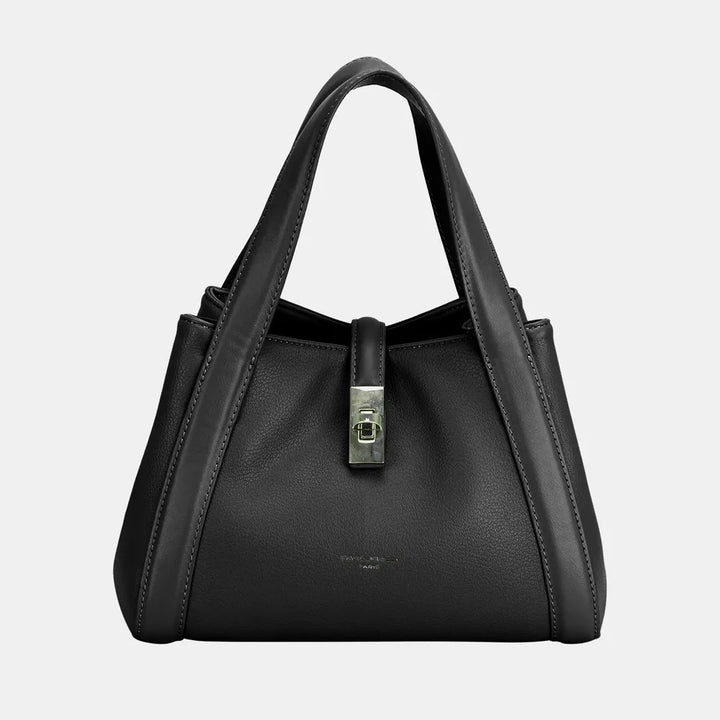 Natural David Jones Pu Leather Bucket Bag