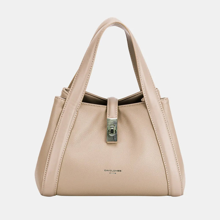 Black David Jones Pu Leather Bucket Bag