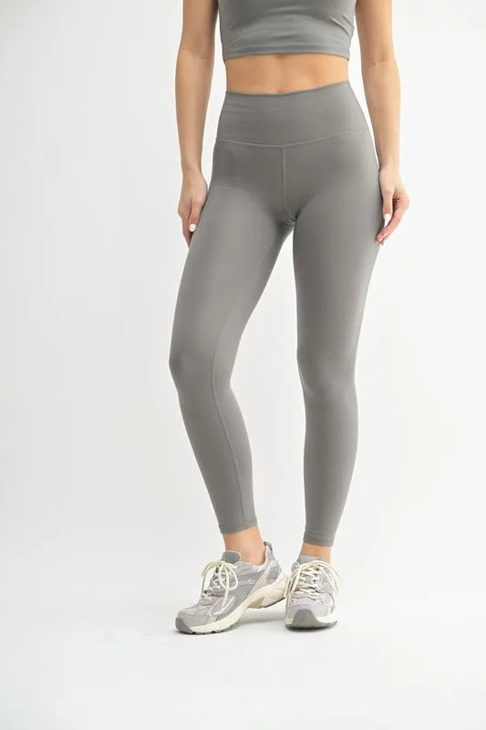 New Pewter Mono B Venice Cloud Light Contour High Waisted Leggings 3