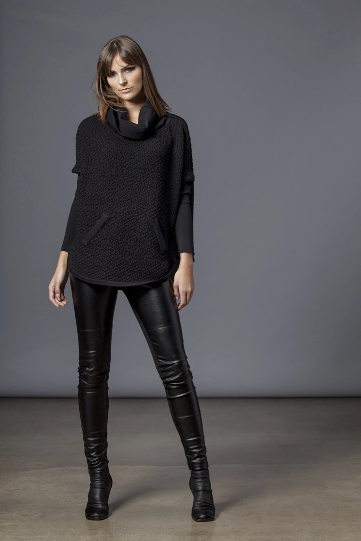 Small Texture Cowl Sweater