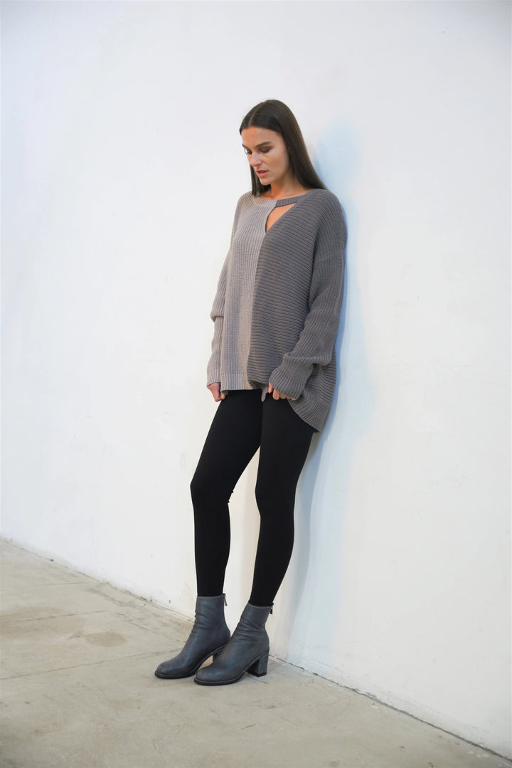 Gray Portobello Sweater