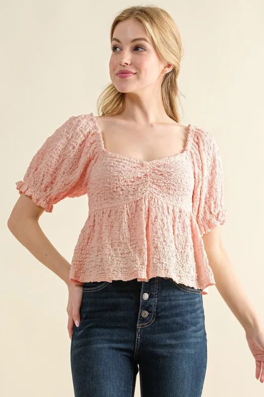 Blossom And The Why Lovely Textured And Smocked Top 3