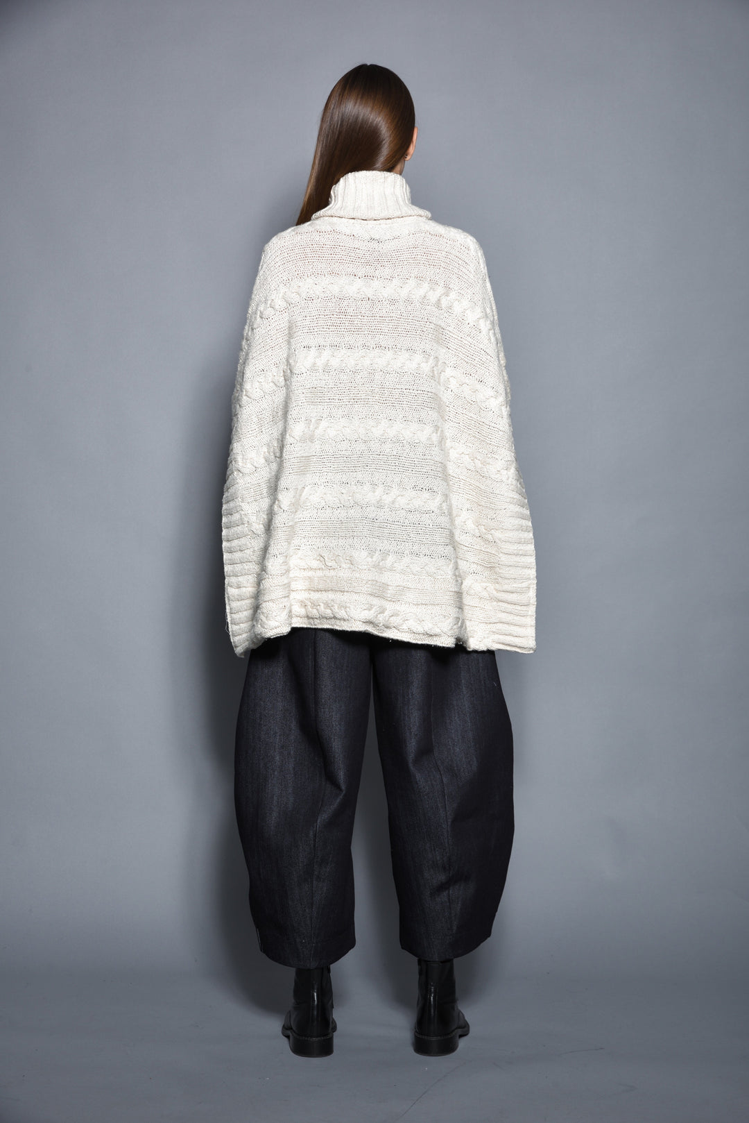 Cable Poncho