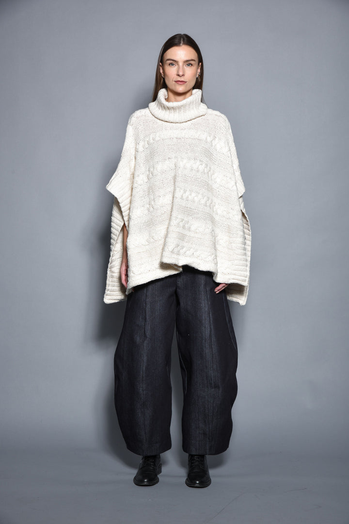 Cable Poncho